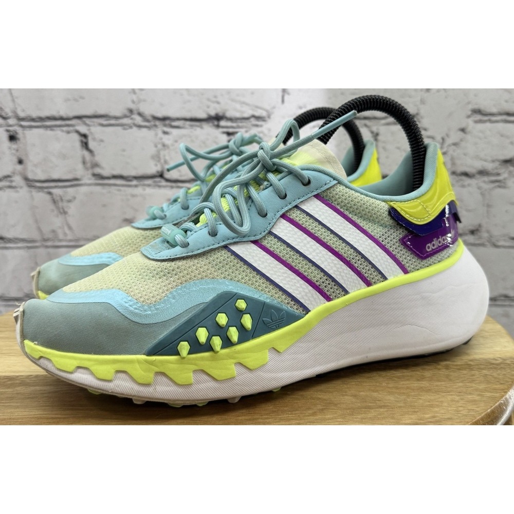 Adidas Choigo Hazy‎ Sky Hi-Res Yellow Sneakers Fashion Casual Women's Size 6